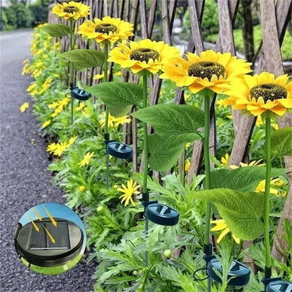 Lampes solaires étanches（3 Lampes de tournesol）