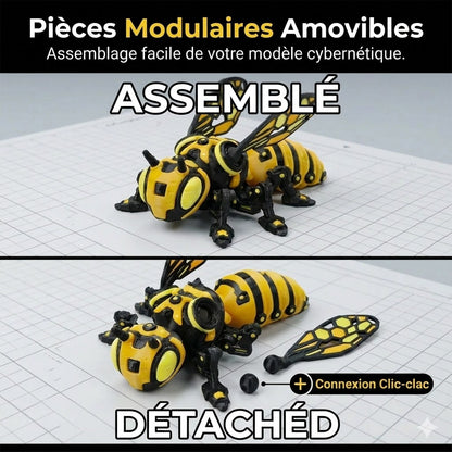 Ce n'est pas un insecte, c'est un monstre mécha ! Articulations amovibles, design futuriste