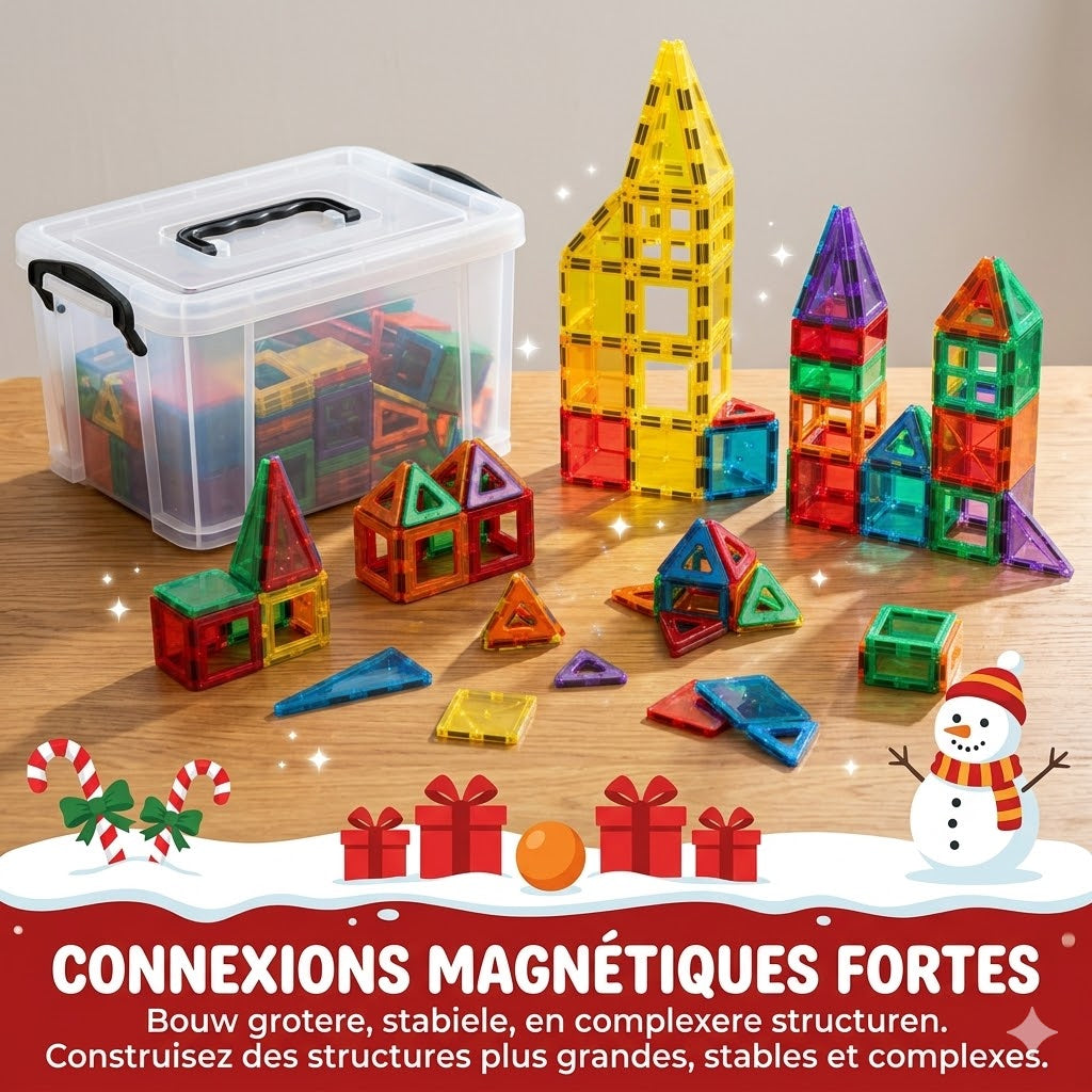Blocs de construction magnétiques pour enfants | Aimants 6 faces