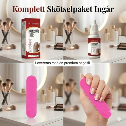 Kit de soin et réparation pour ongles triple action