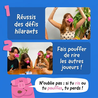 Jeu du groin renifleur – Rire absolument interdit