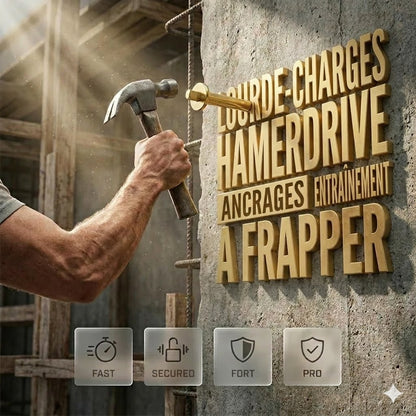 Cheville pour perforateur pour béton et brique