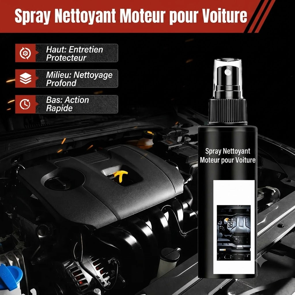 Spray nettoyant pour moteur