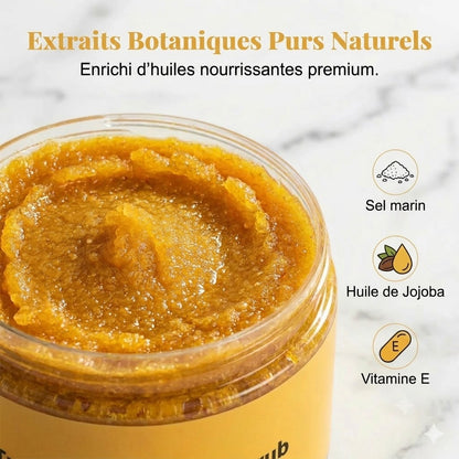 Gommage Corporel au Curcuma – Stimule la Peau avec une Exfoliation Douce et une Hydratation Intense