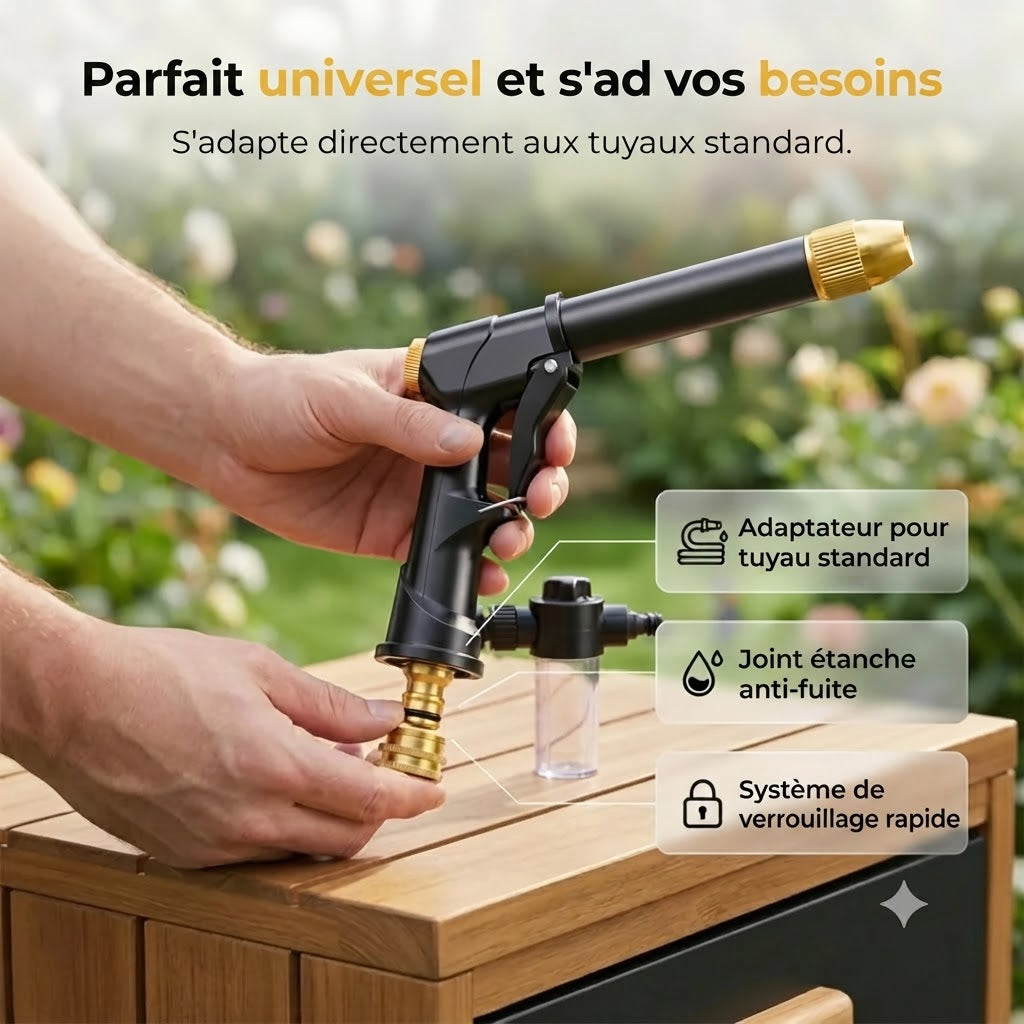 Pistolet d’arrosage pour tuyau d’arrosage