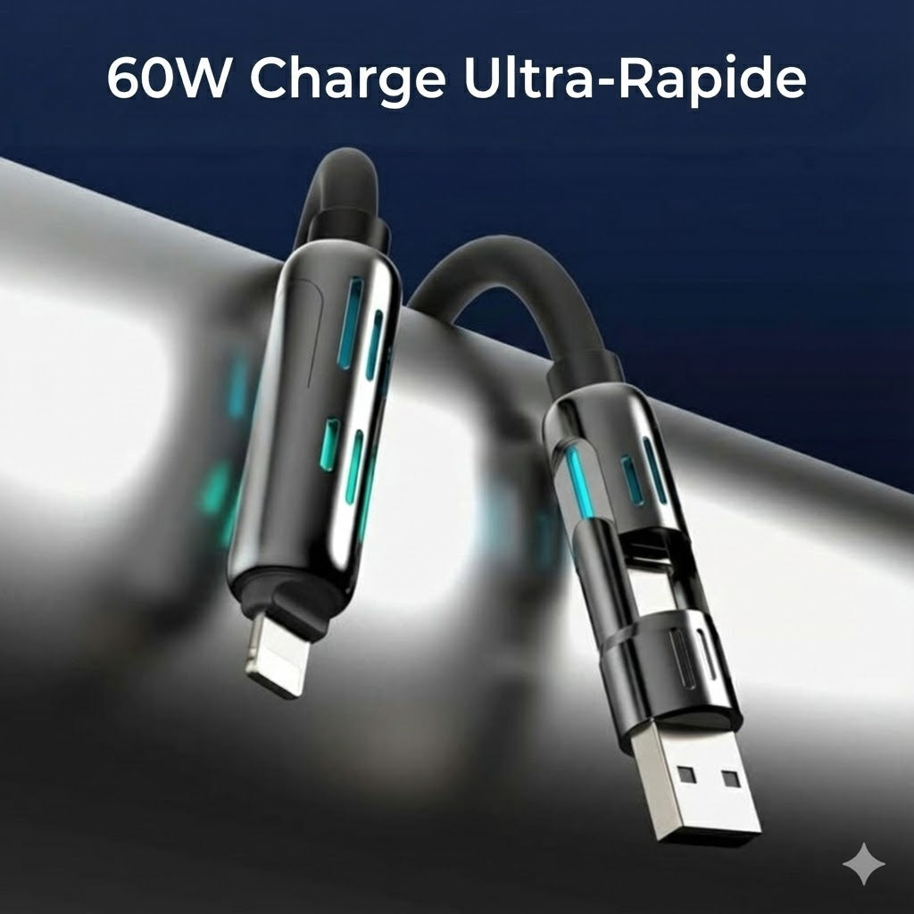 Câble de charge 4 en 1