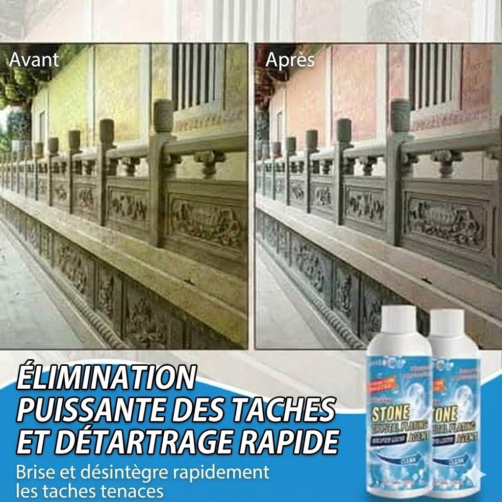 Cristal anticorrosion pour pierre – Élimine la rouille et les taches en toute sécurité