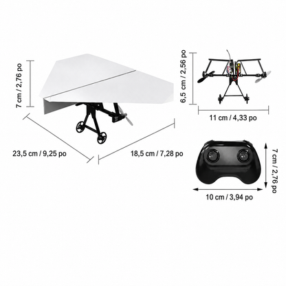 Kit RC pour avions en papier