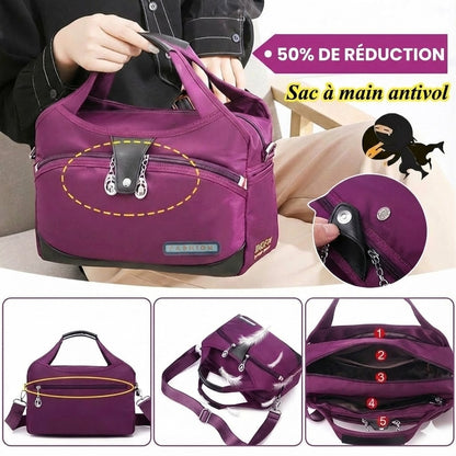 Sac bandoulière antivol tendance