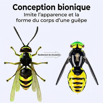 Leurre flottant en forme de guêpe