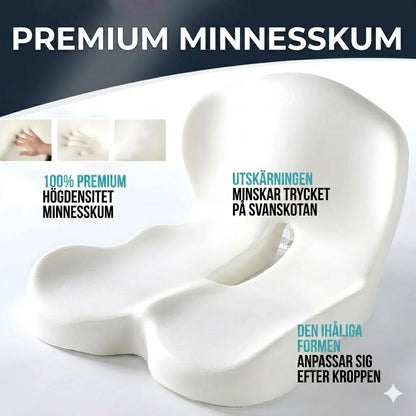 Coussin d'assise antidérapant en mousse à mémoire de forme
