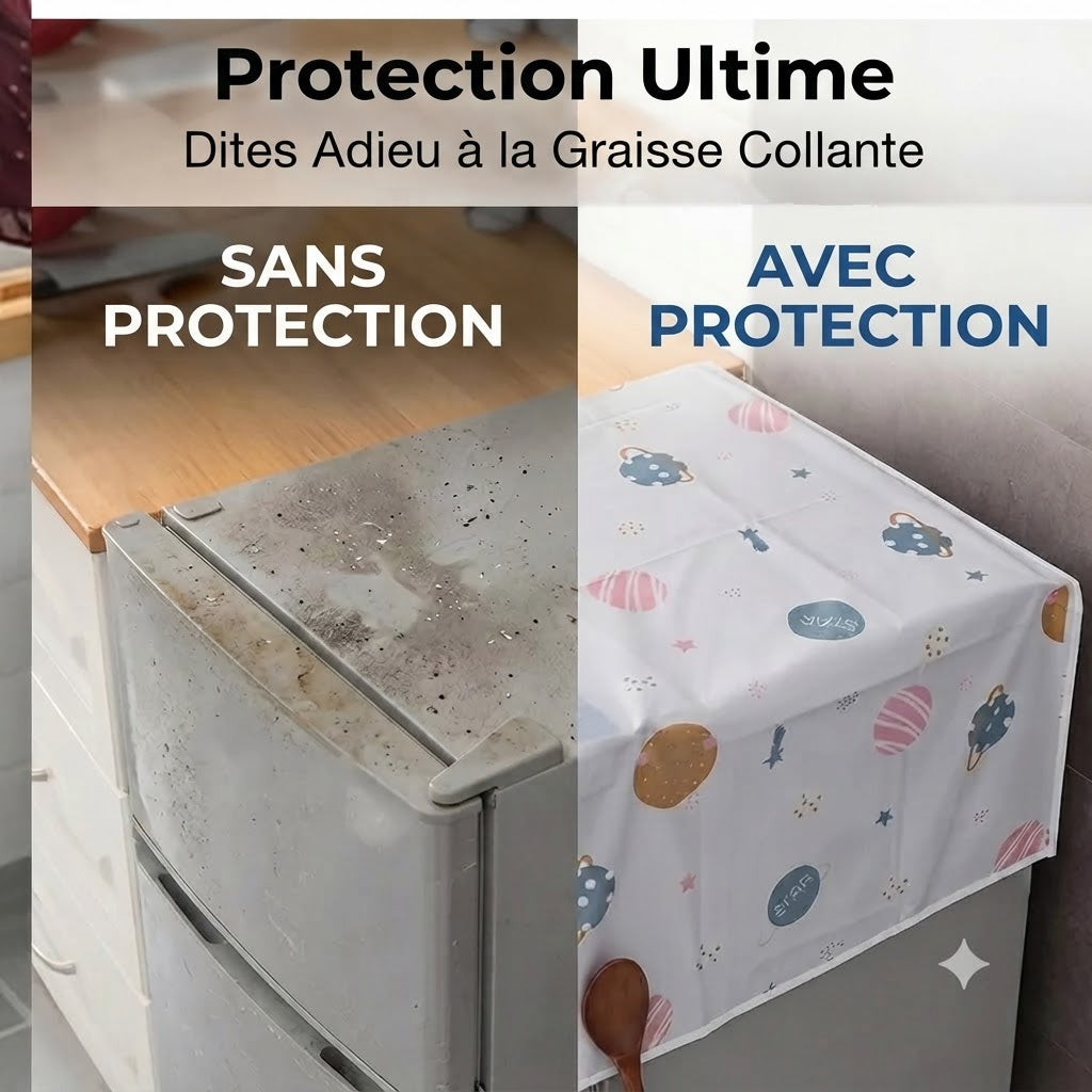 Housse de protection pour lave-linge avec poches latérales
