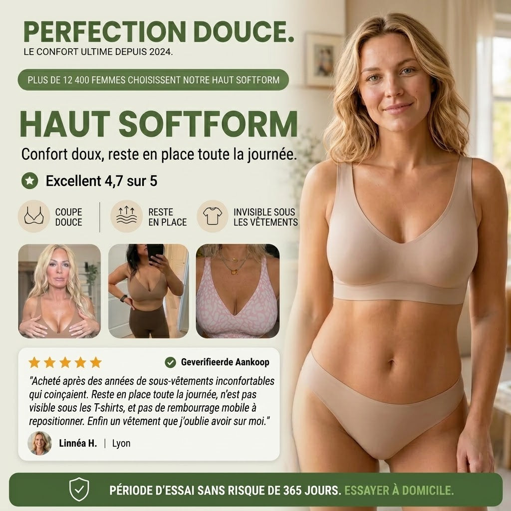 Soutien-gorge SoftForm sans armatures à maintien naturel
