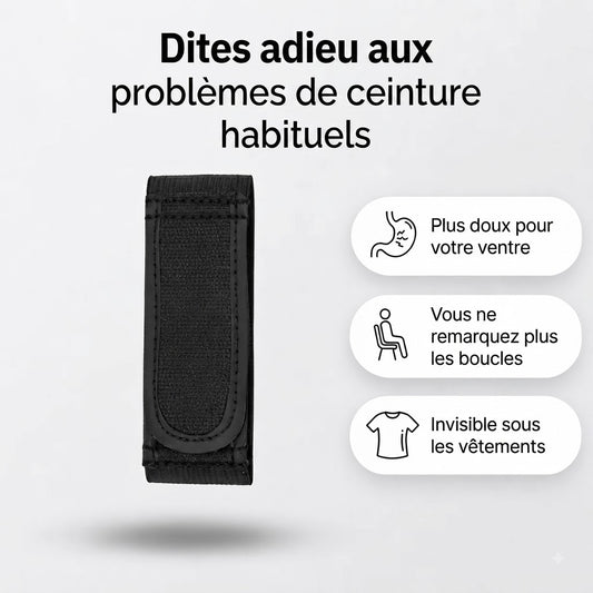 Lot de 2 ceintures élastiques sans boucle