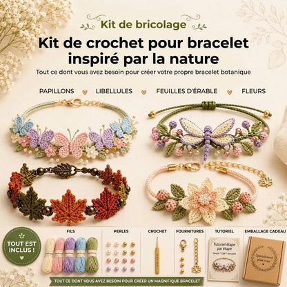 Kit de crochet DIY pour bracelets