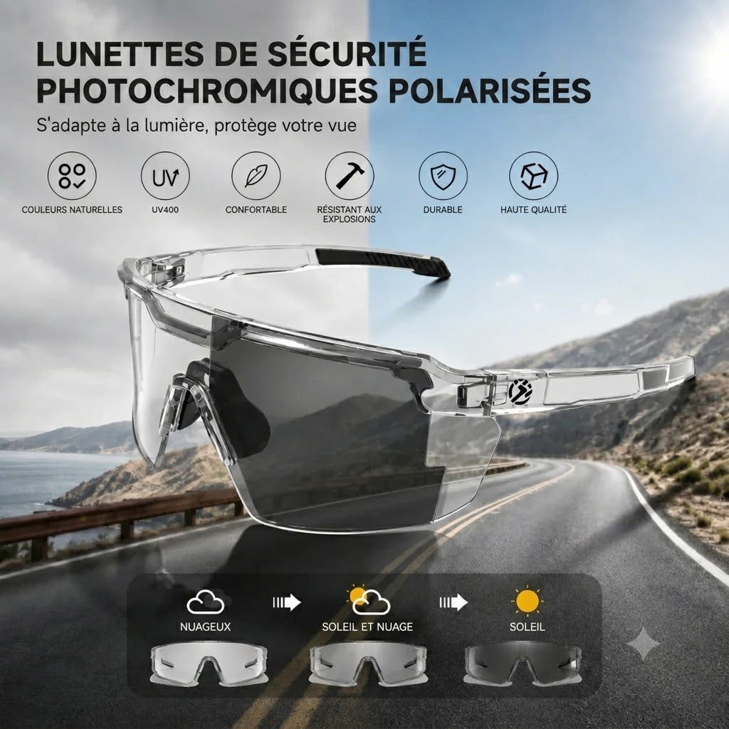 Lunettes de soleil photochromiques – Une vision parfaite sous toutes les lumières