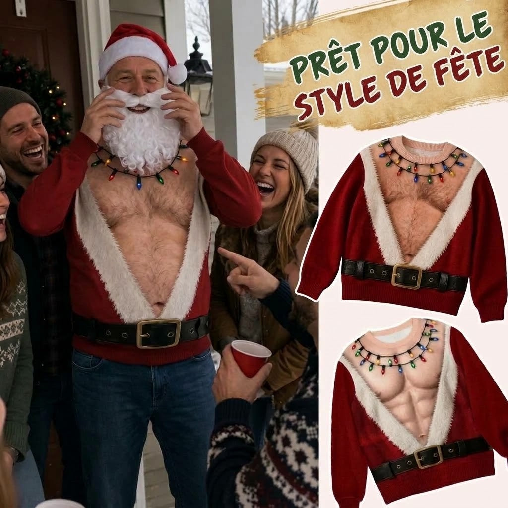 Pull de Noël amusant TomteLur pour les fêtes