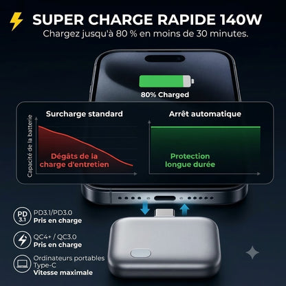 Adaptateur de charge avec arrêt automatique et protection contre la surcharge