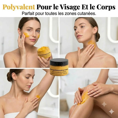Gommage Corporel au Curcuma – Stimule la Peau avec une Exfoliation Douce et une Hydratation Intense