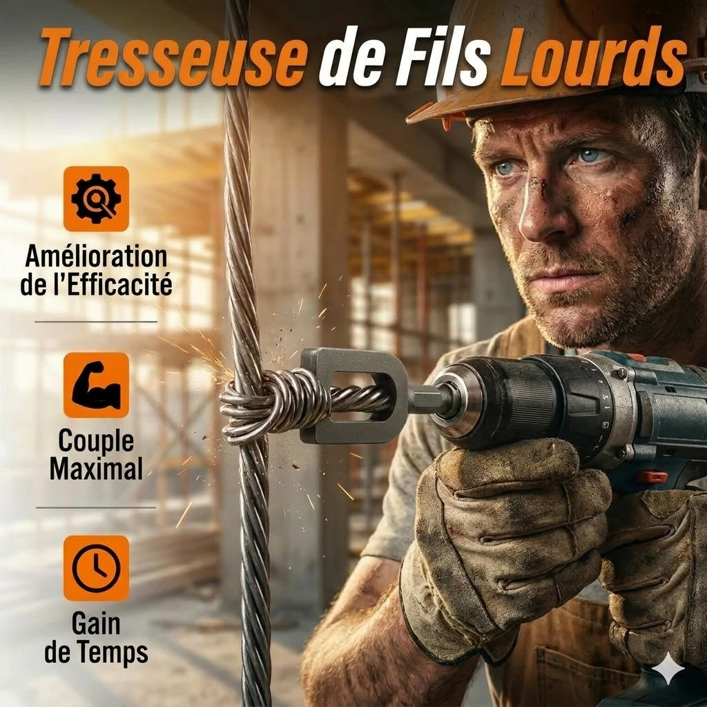 Torsadeur de fils électriques pour perceuse