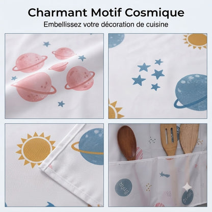 Housse de protection pour lave-linge avec poches latérales