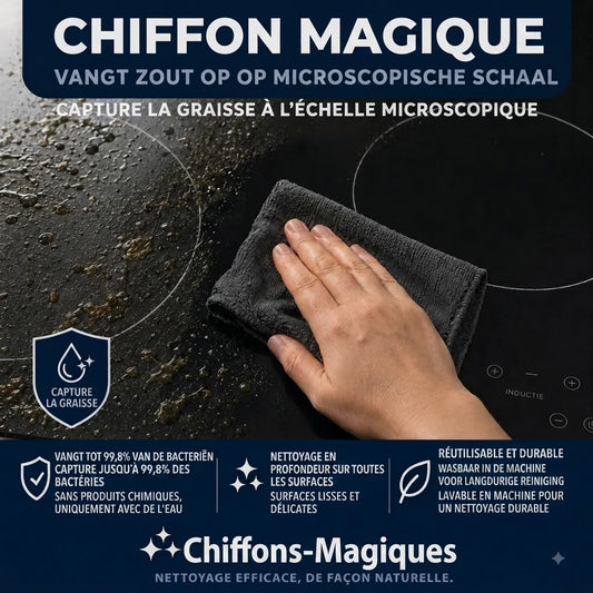 Lot de 10 chiffons en microfibre