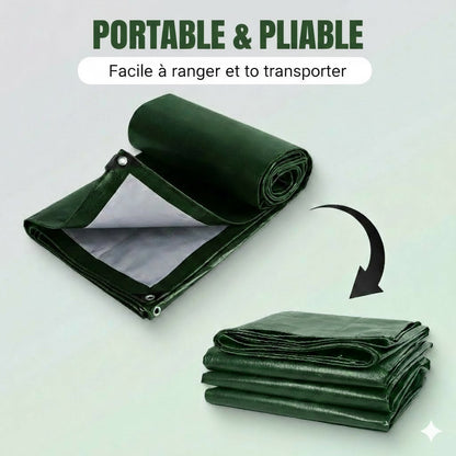 Toile d'extérieur imperméable avec protection UV