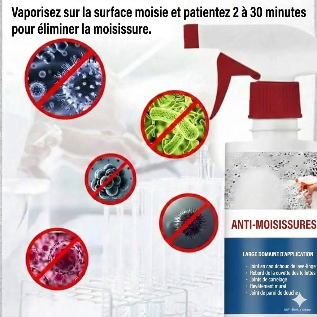 Nettoyant moussant anti-moisissure