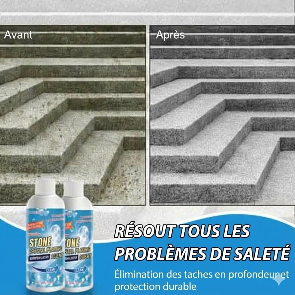 Cristal anticorrosion pour pierre – Élimine la rouille et les taches en toute sécurité