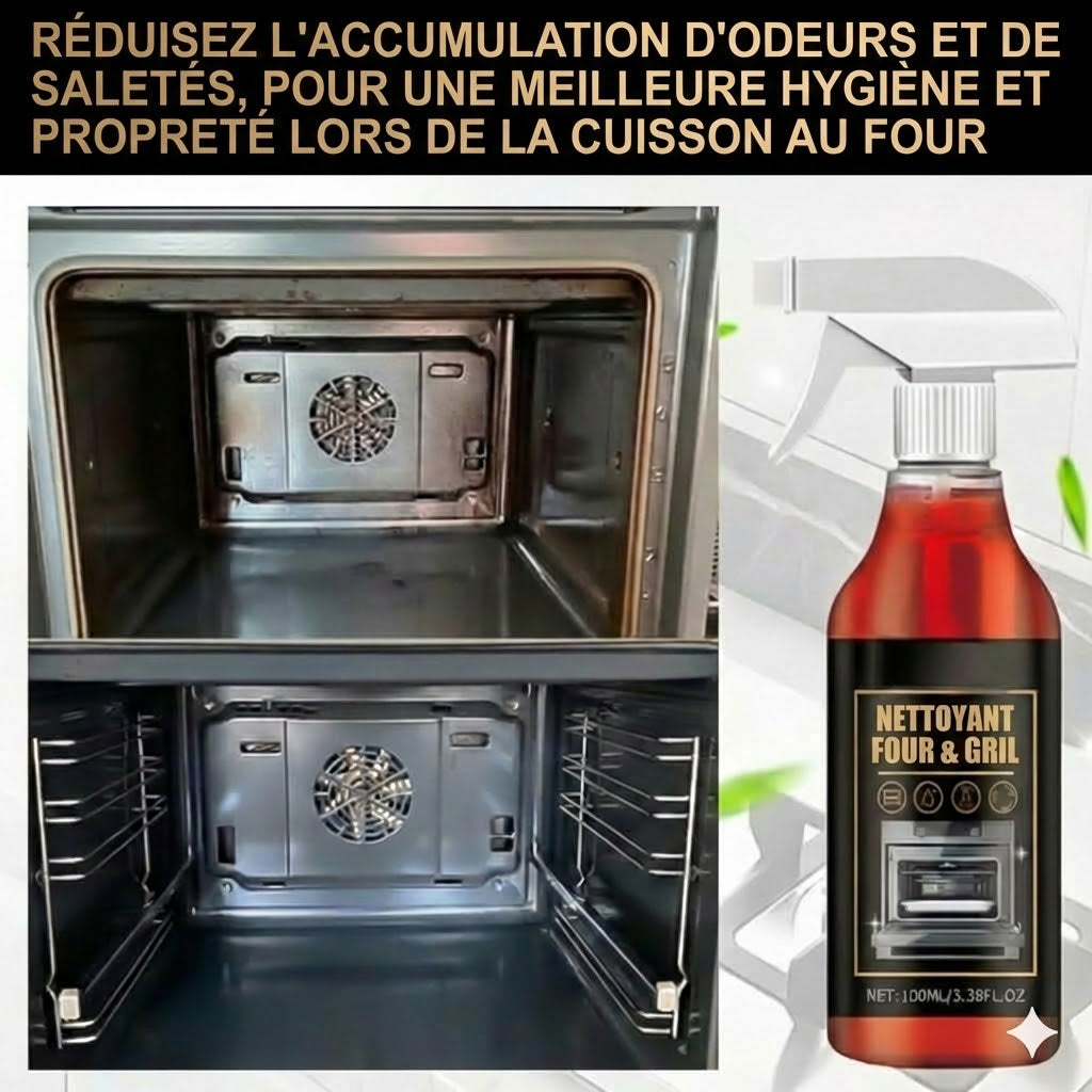 Spray nettoyant pour four et grill