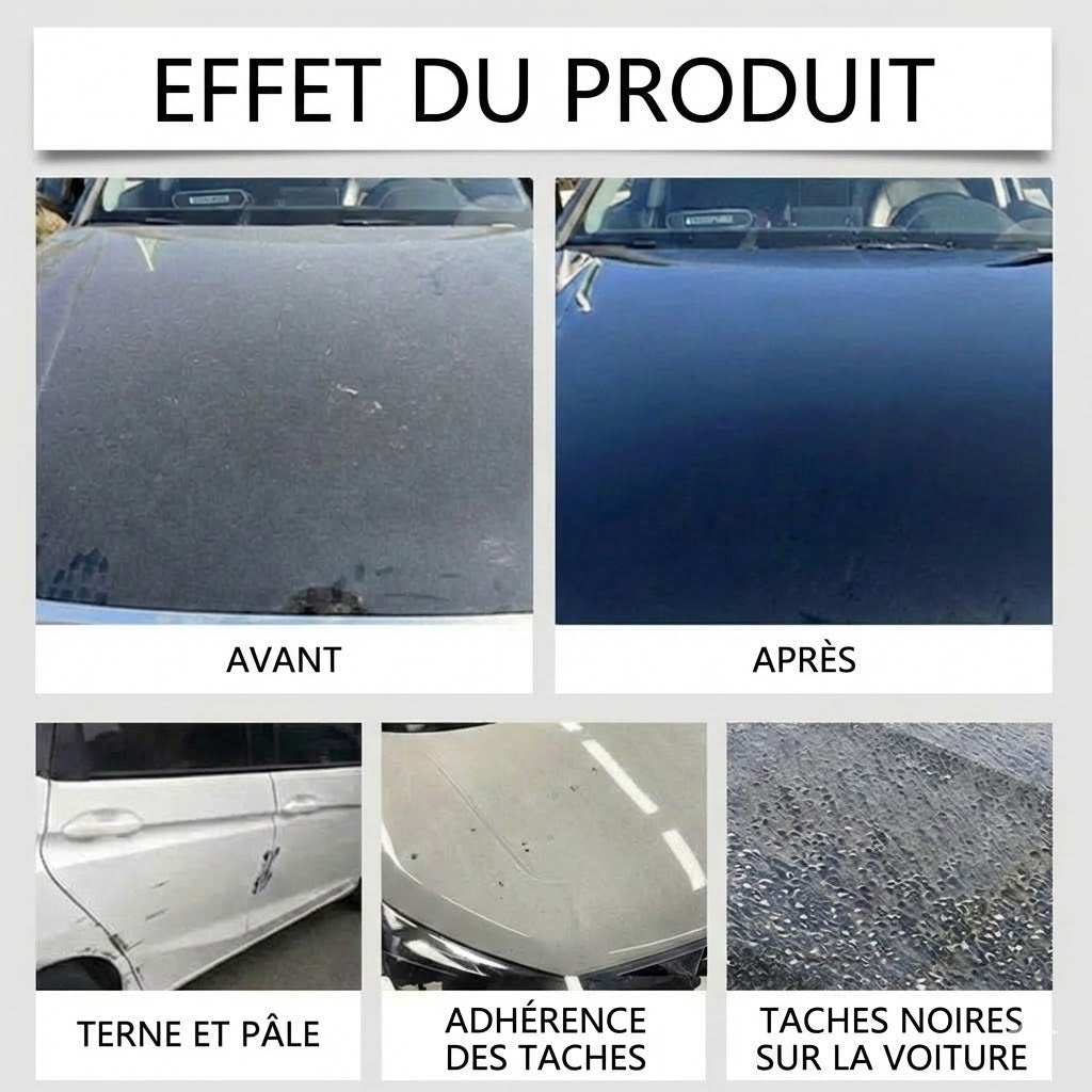 Kit de polissage de voiture anti-rayures pour la restauration de la peinture