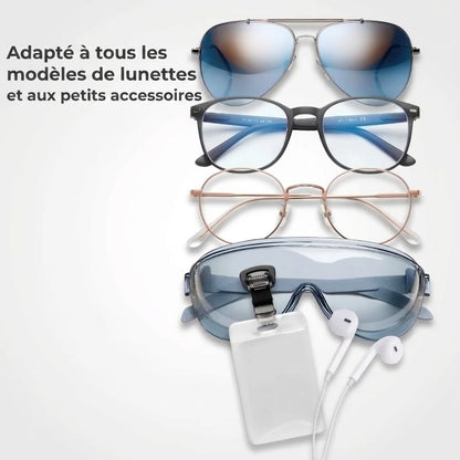 Porte-lunettes magnétique pour vêtements