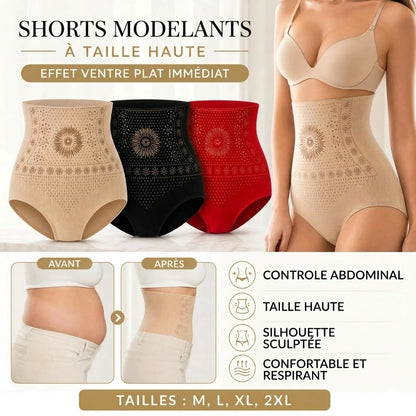 Short sculptant à taille haute