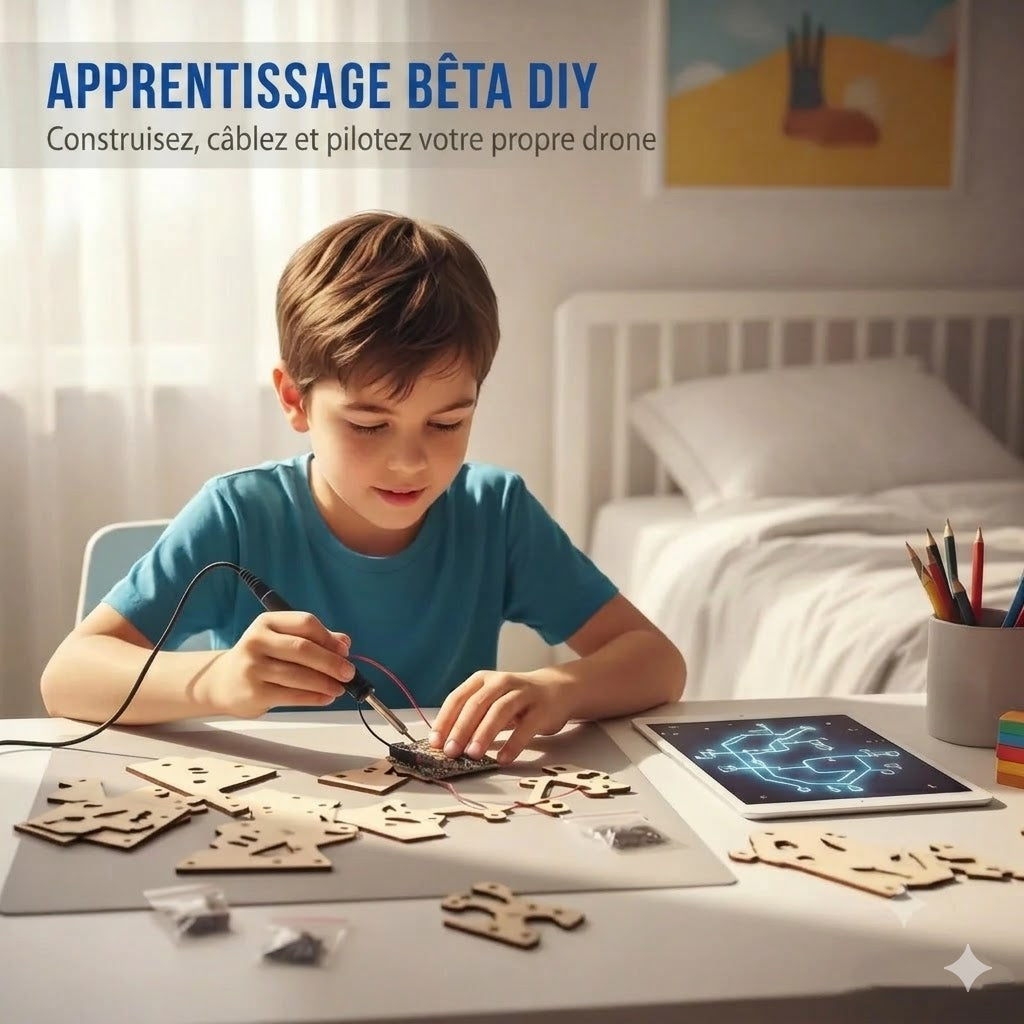 Ce kit de construction transforme votre enfant en mini-ingénieur.