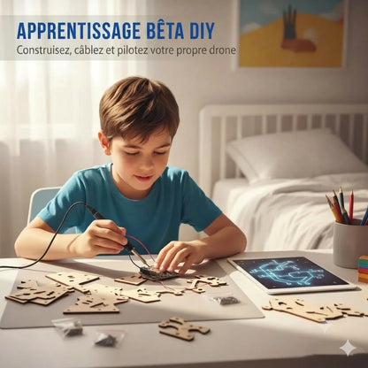 Ce kit de construction transforme votre enfant en mini-ingénieur.
