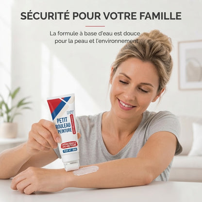 Pâte de réparation murale étanche avec rouleau