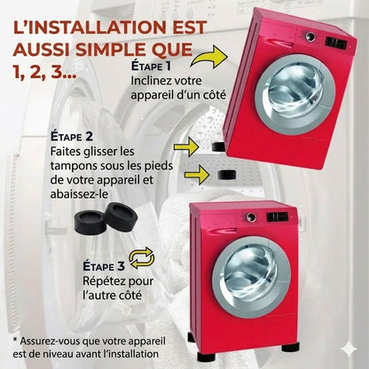 Kit de 4 coussins de levage gonflables charge maximale 500 kg