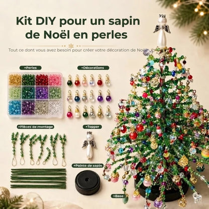 Kit DIY de sapin de Noël en perles