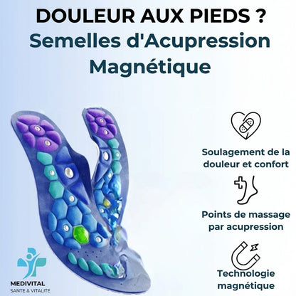 Semelles Magnétiques d’Acupression Medivital