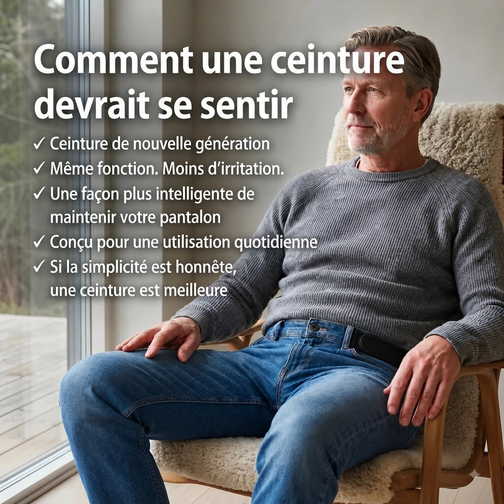 Lot de 2 ceintures élastiques sans boucle