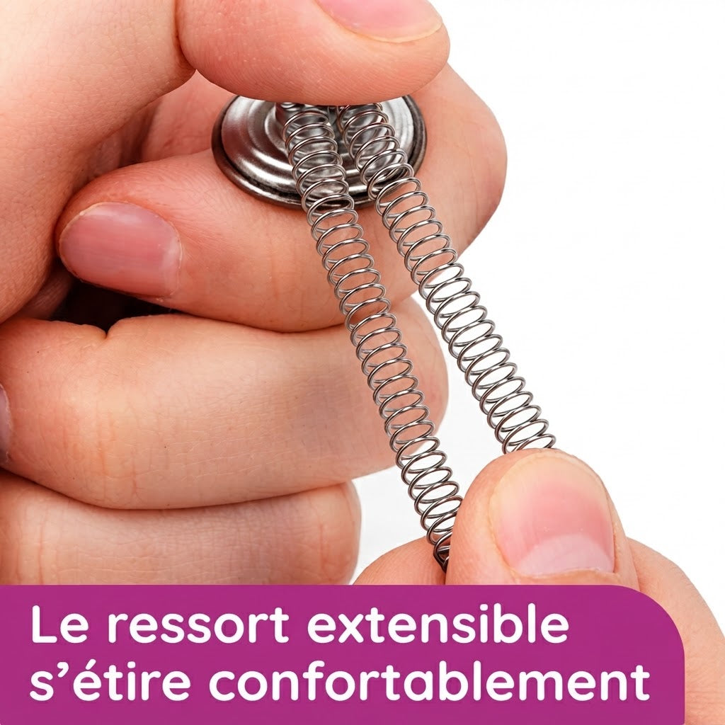 Rallonges de bouton en métal pour pantalon lot de 10
