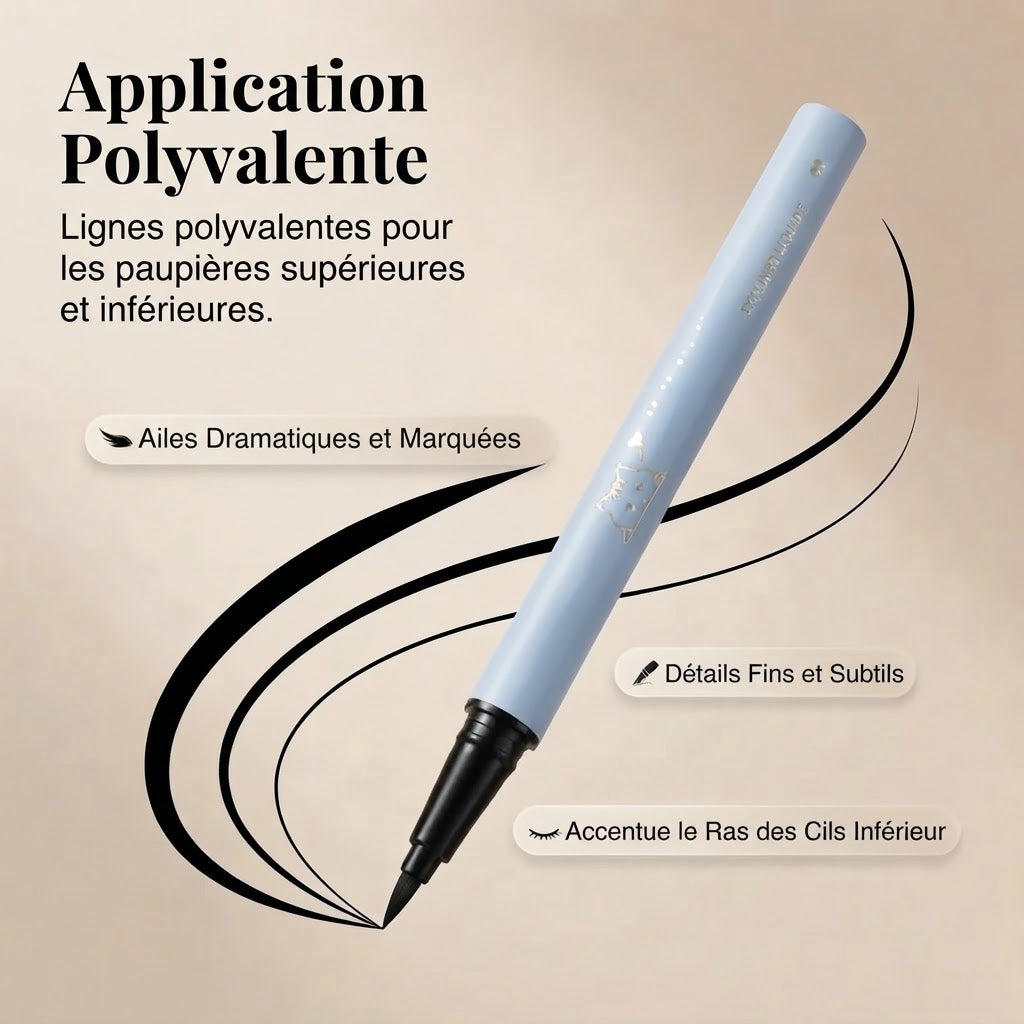 Eyeliner waterproof pour des lignes précises