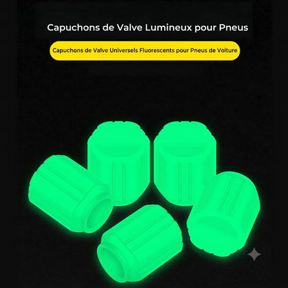 Bouchons de valve lumineux pour voiture et vélo