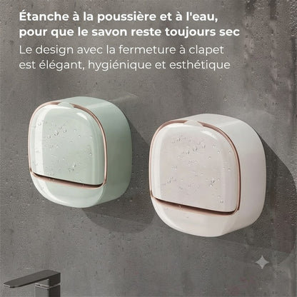 Porte-savon étanche à fixation murale