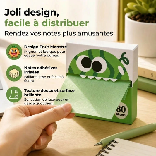 Notes adhésives pop-up Fruitmonster 80 feuilles