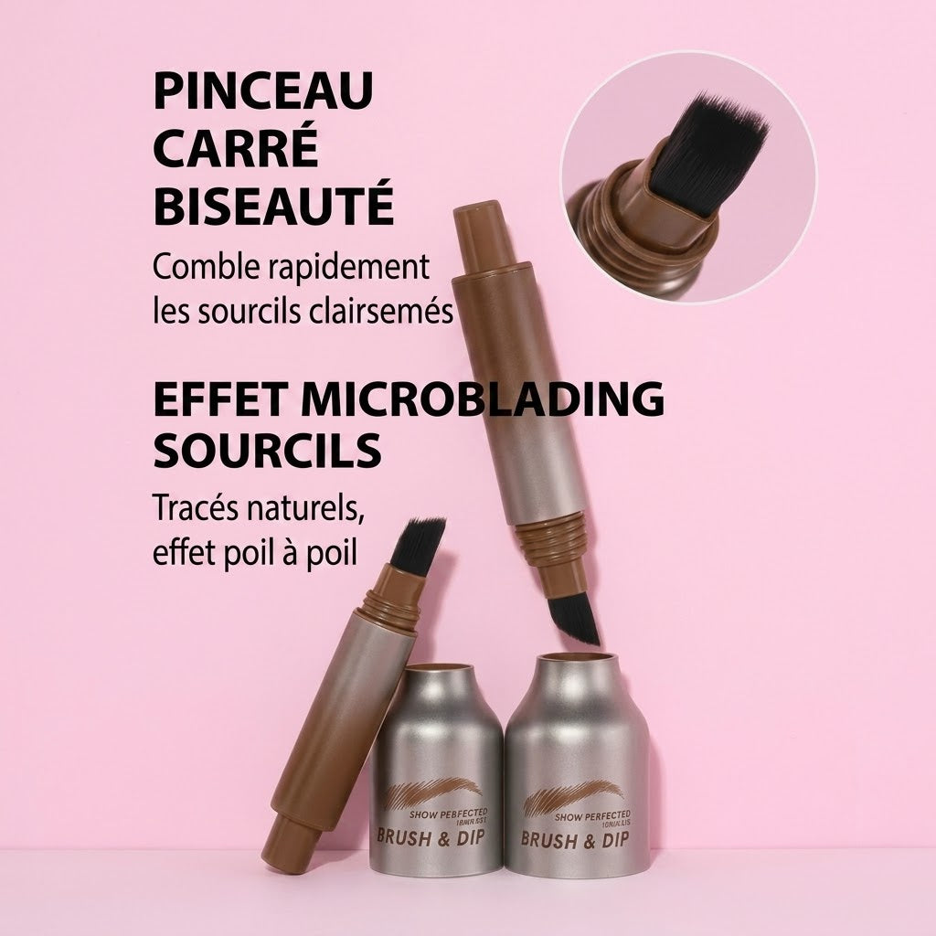 Outil de mise en forme des sourcils pour un coiffage rapide