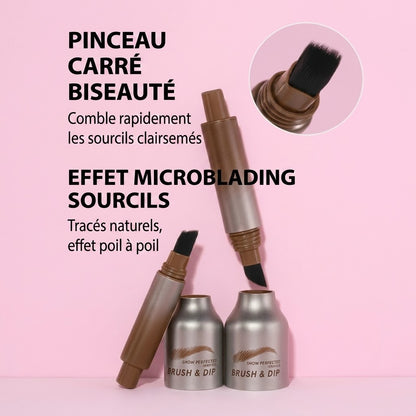 Outil de mise en forme des sourcils pour un coiffage rapide