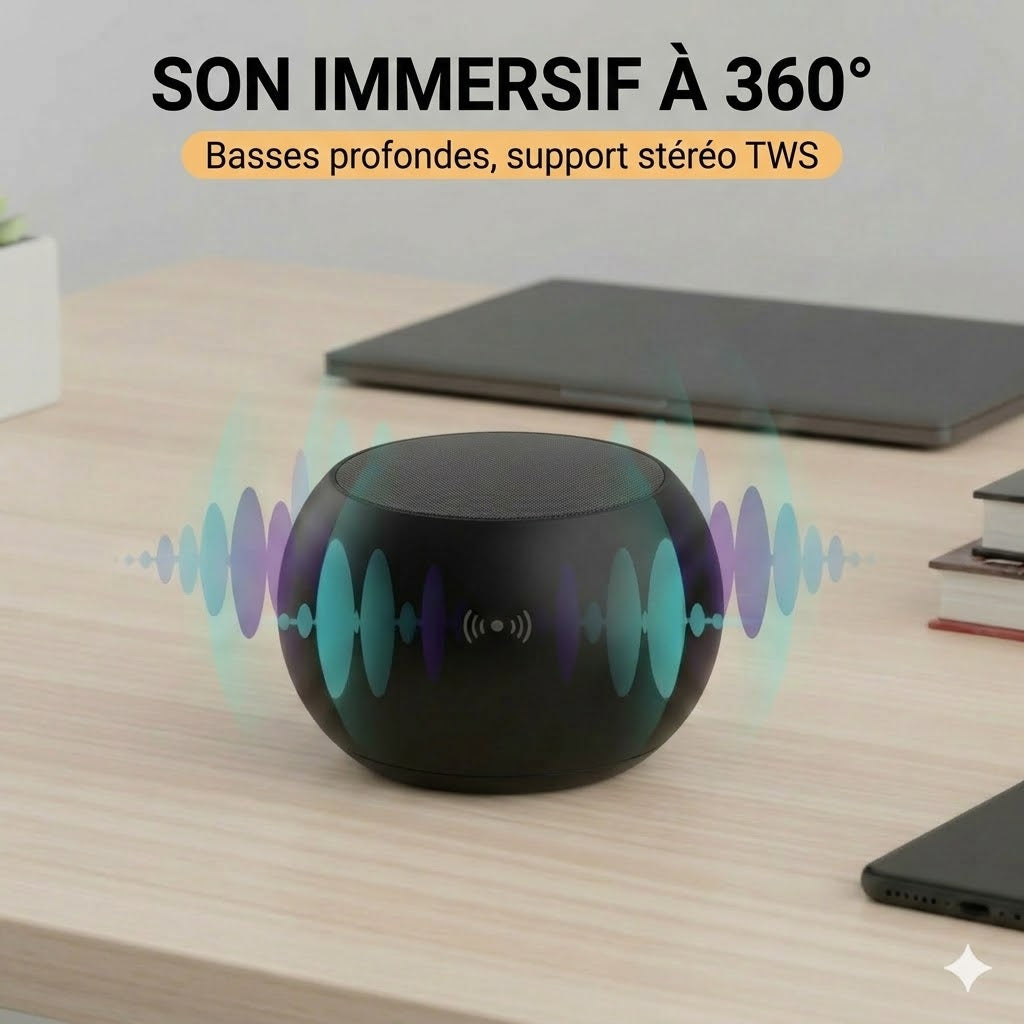 Mini Enceinte Bluetooth Avec Basses