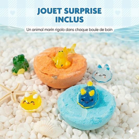 Coffret cadeau de 12 bombes de bain pour enfants