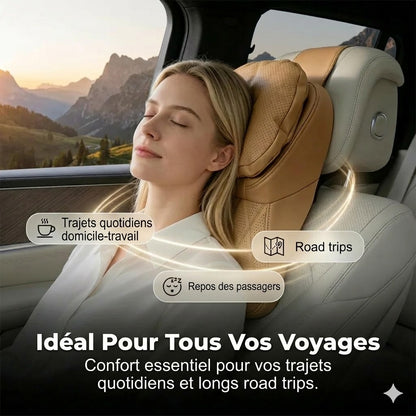 Appuie-tête de voiture en cuir PU de qualité aéronautique